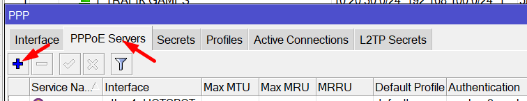 cara setting pppoe server