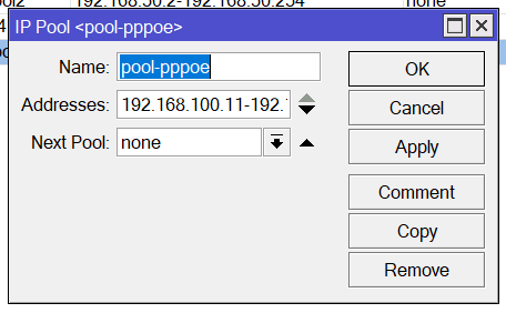 cara setting pppoe server