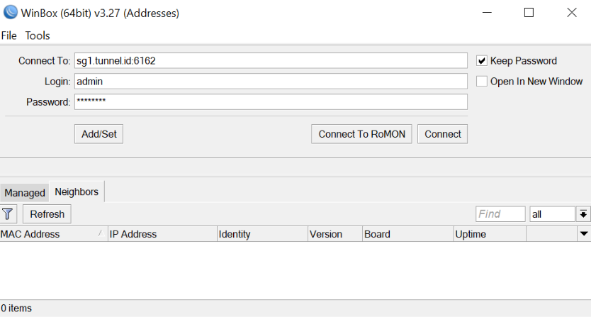 cara remote mikrotik