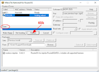 Reset mikrotik diperlukan jika lupa username dan password Mikrotik atau ketika ingin mela Cara Reset Konfigurasi Mikrotik
